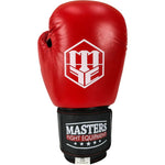 MASTERS FIGHT EQUIPMENT RBT-SIMPLE Leather Boxing Gloves kesztyű 012402-10