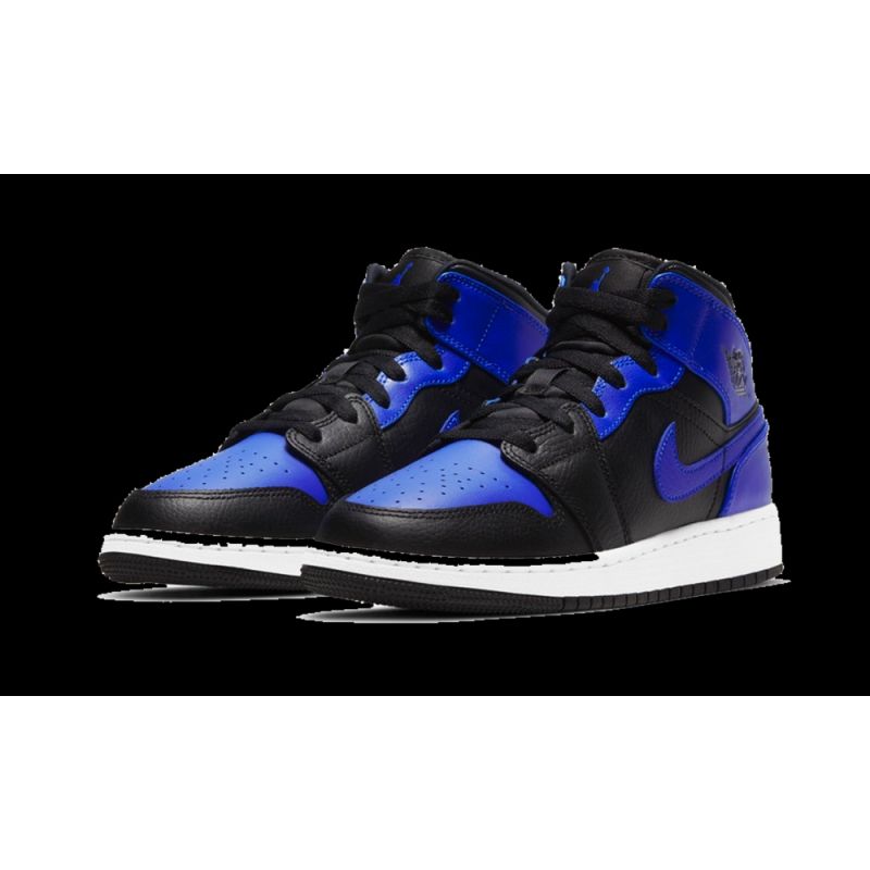 AIR Jordan 1 Mid Hyper Royal GS Kids' - cipő