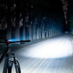 Rockbros front bicycle light 600lm IPX6 - black fekete tourist equipment