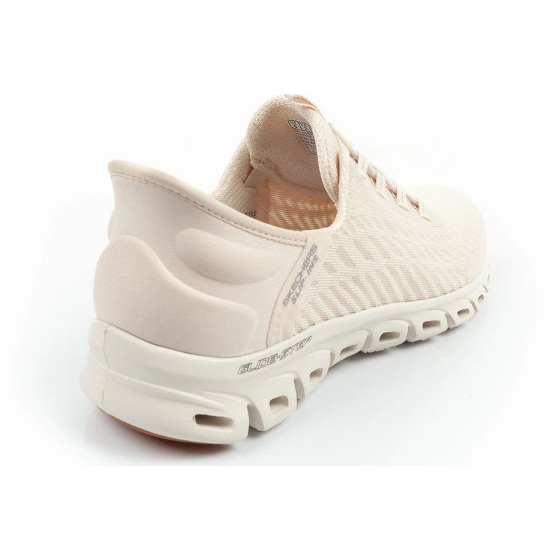 Skechers Glide-Step women's sneakers comfortable ecru slip-ins cipő