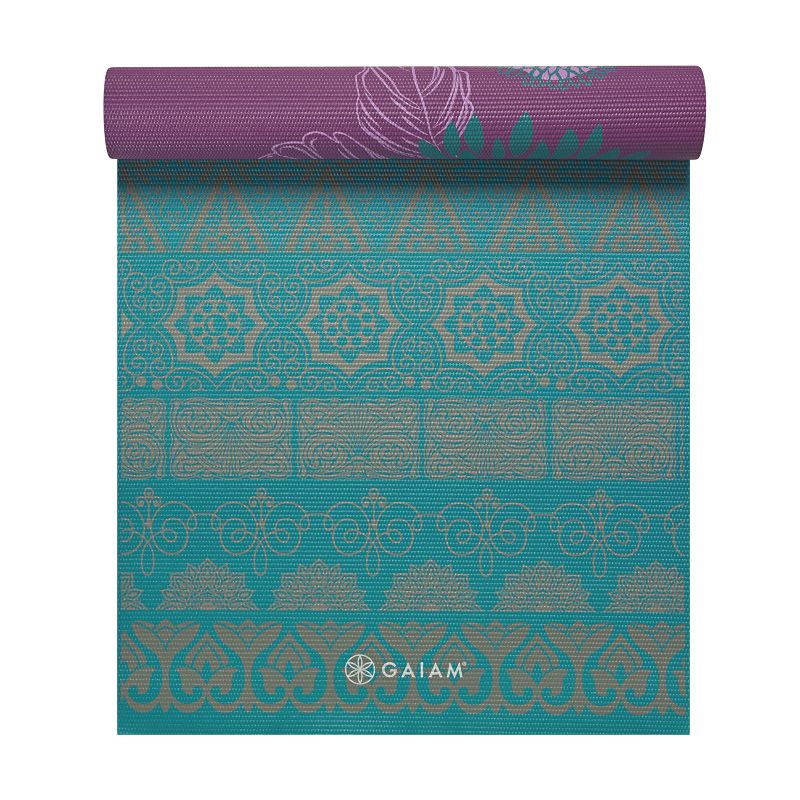 Double-sided Yoga Mat "KIKU" 6 MM lila nadrág
