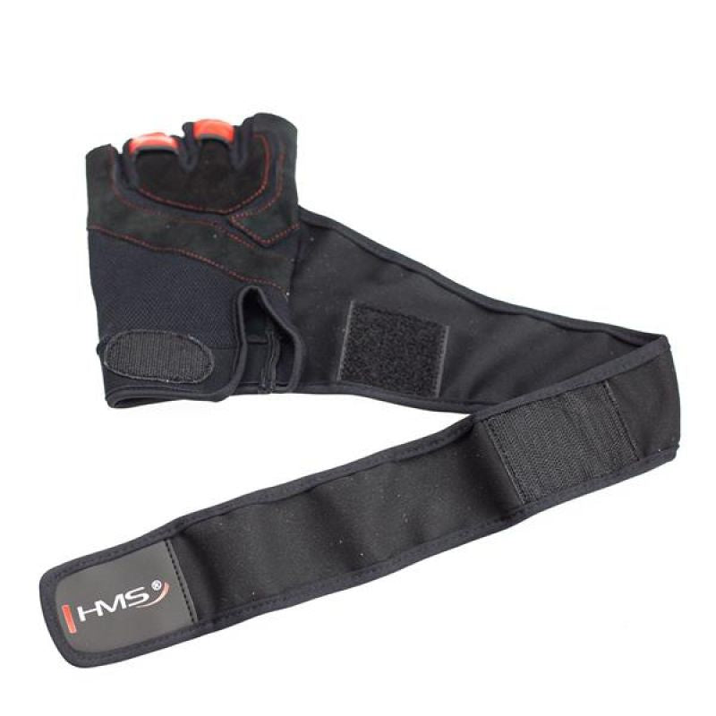 HMS Black/Red RST01 rM Gym Gloves fekete kapuskesztyű 17-63-206