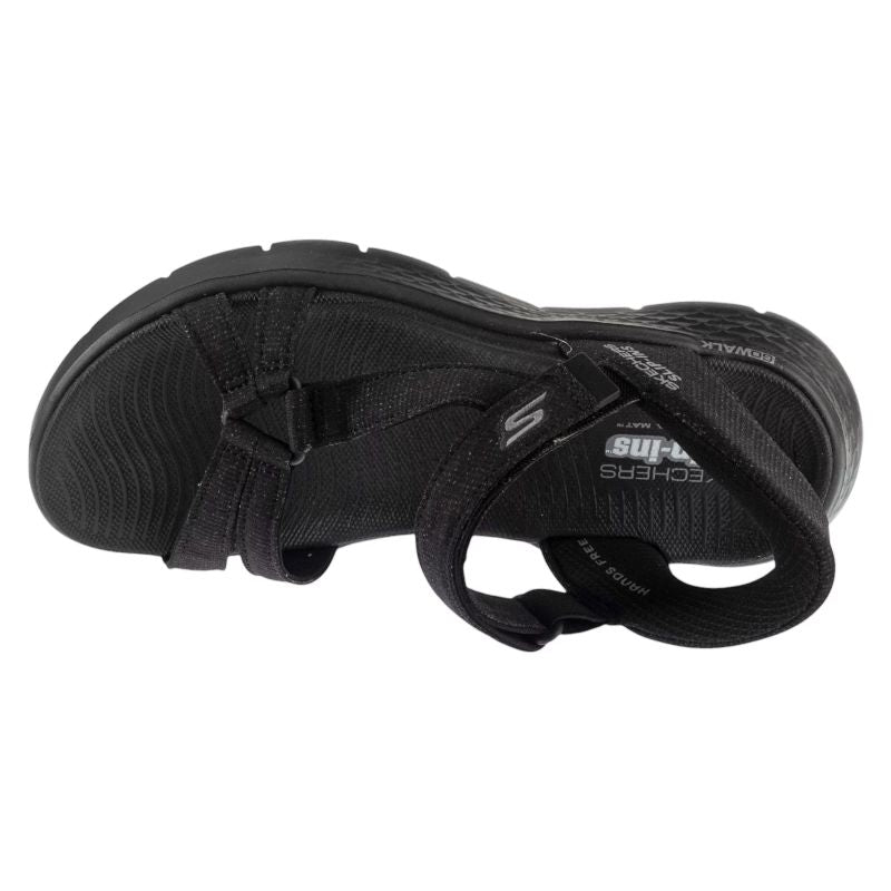 Skechers Slip-Ins: Go Walk Flex Sandal - Illuminate Black Size fekete utcai cipő 141481-BBK