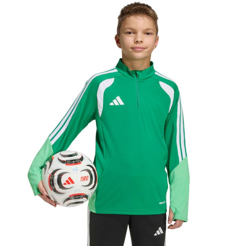 adidas Tiro 26 Competition Training Top Green KA7573 Kids' Sweatshirt zöld kapucnis pulóver