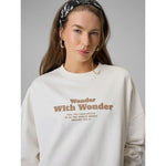 Women's oversize sweatshirt without hood 4F