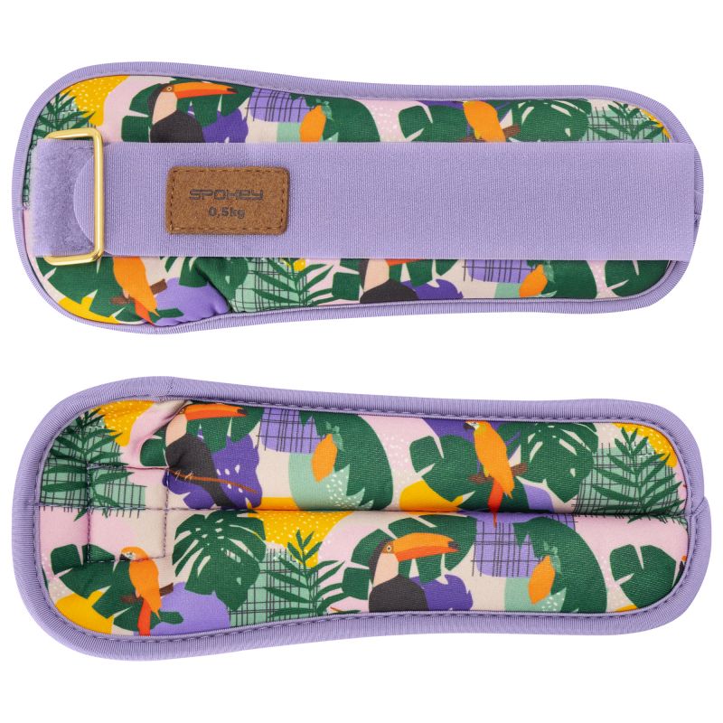 Spokey HOME JUNGLE ankle and wrist weights 2x 0.5 kg 0,5 kg edzéssegítő