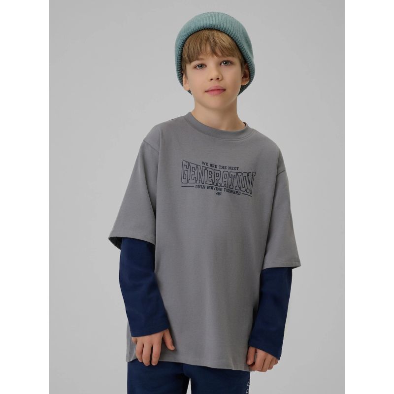 Boy's longsleeve loose with print 4F