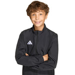 Adidas Entrada 26 Presentation Kids' Black Sweatshirt fekete gyerek pulóver JZ6614