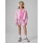 Girls' loose sweatshirt with hood 4F
