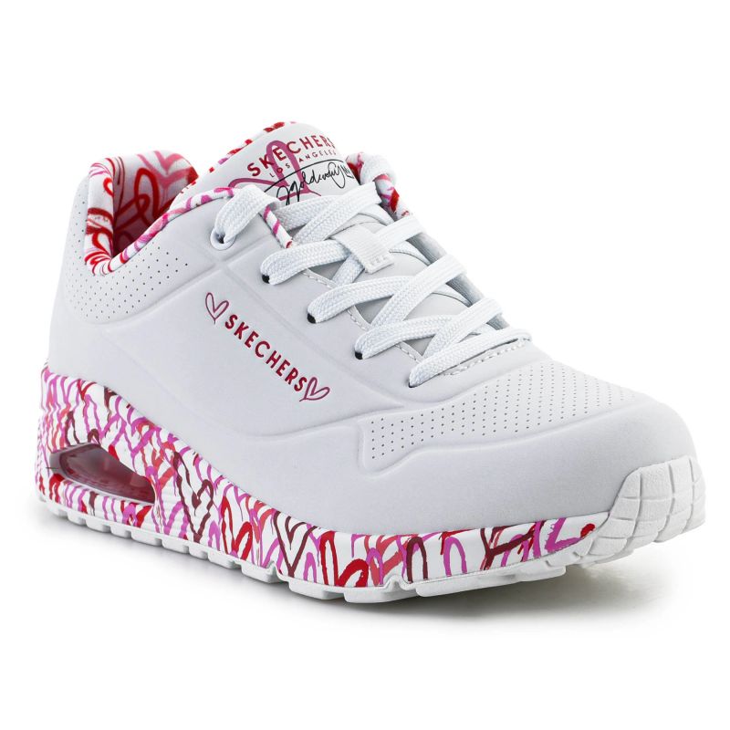 Skechers Uno-Loving Love W fehér cipő