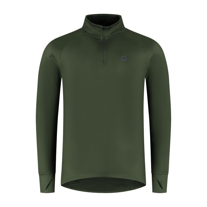 Rogelli ESSENTIAL green running sweatshirt zöld pulóver