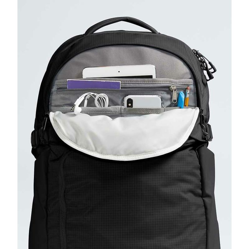 The North Face Router Backpack Nylon, Recycled Polyester fekete hátizsák