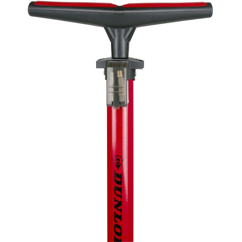 Dunlop WORKSHOP BICYCLE PUMP 230 PSI (16 Bar) WITH MANOMETER RED piros pumpa GSP-573779