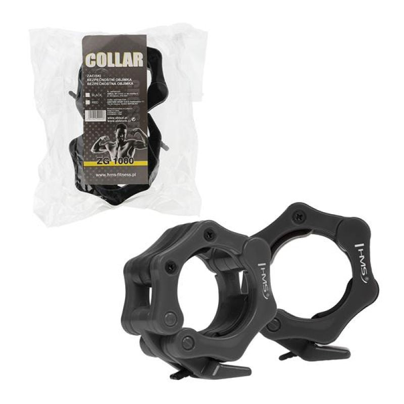 HMS LOCK JAW BLACK CLAMPS (2 pcs) fekete edzéssegítő 17-62-039