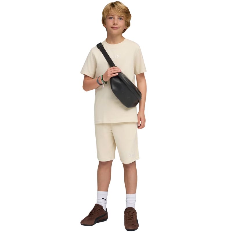 Puma ESS Small No. 1 Logo Beige Kids 692974 bézs rövidnadrág 69297487