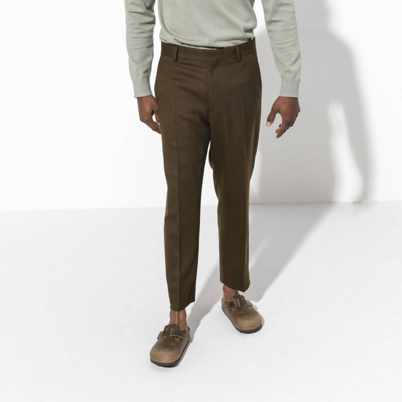 Birkenstock Boston Tabacco Brown Oiled Leather Narrow Flip-Flops for Women/Men (0960813) Egyéb