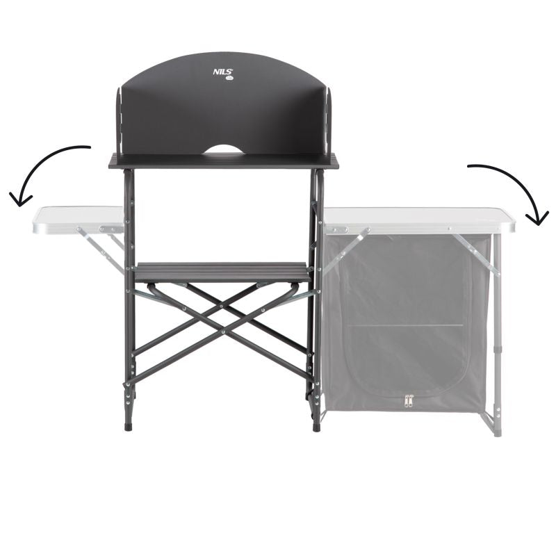 NC3041 camping cabinet with cover NILS CAMP kemping felszerelés