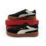 Puma women's sports sneakers Carina 3.0 leather fashionable fekete cipő