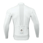 Rockbros ROAD TO SKY Windproof Insulated Cycling Jersey L - White l \ biały pulóver
