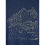 4F Men's trekking t-shirt made of bamboo fiber férfi póló 4FRAW26TFTSM2963-32M