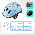 Meteor KS06 Rainbow Jr Bike Helmet size S 48-52 cm uniw helmets