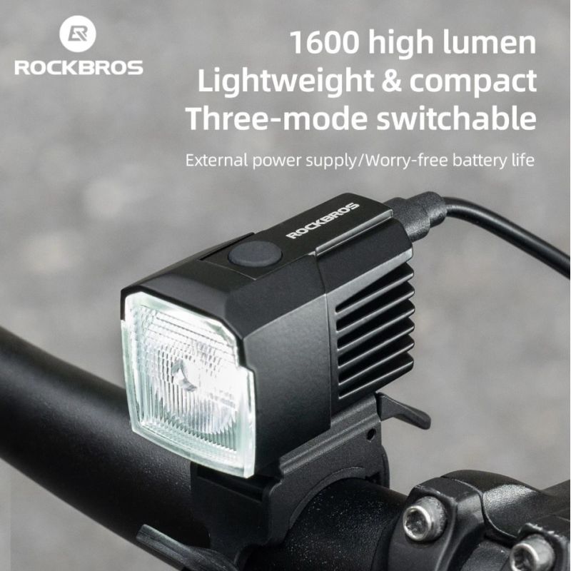 Rockbros front bike light black