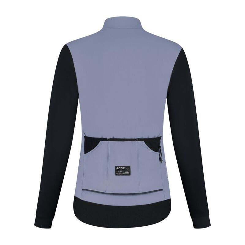Rogelli DISTANCE II women's sweatshirt lilac- fekete pulóver