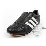 Adidas Women's Taekwondo Sports Shoes Black Leather Slip-On fekete zokni