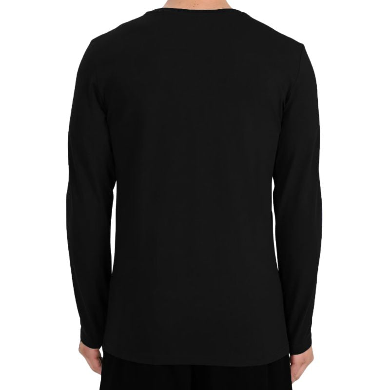 Men's 4F Longsleeve T-shirt M611 deep 4FWMM00TLONM611 20S fekete póló