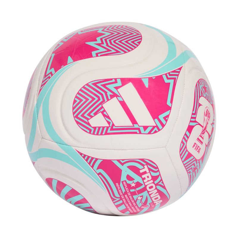 adidas World Cup 26 Trionda Club football white, pink and blue JD8054 Labda