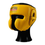 MASTERS FIGHT EQUIPMENT KSS-4B-WIN leather boxing helmet védőfelszerelés 02505-M