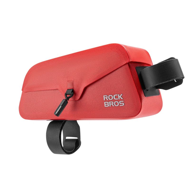 Rockbros 30120122004 Waterproof Bicycle Frame with Magnetic Closure 0.9L - Red czerwony táska