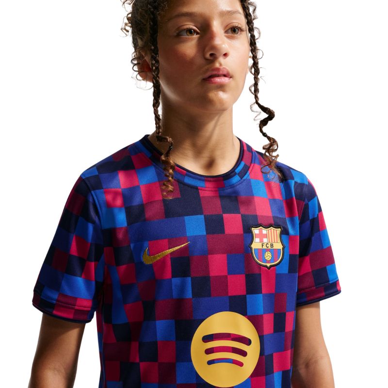 Nike FC Barcelona Kids' T-Shirt Burgundy and kék nadrág II1752621