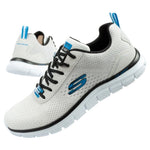 Skechers men's sports Track-Ripkent comfortable lightweight fashionable ecru utcai cipő