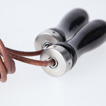 HMS Sk43 Leather Skipping Rope fekete edzéssegítő 17-36-043