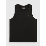 Regular sleeveless shirt for men, smooth, 4F