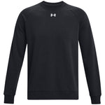 Under Armour Men’s Rival Fleece Crew Sweatshirt 1379755 fekete férfi pulóver 140636_L