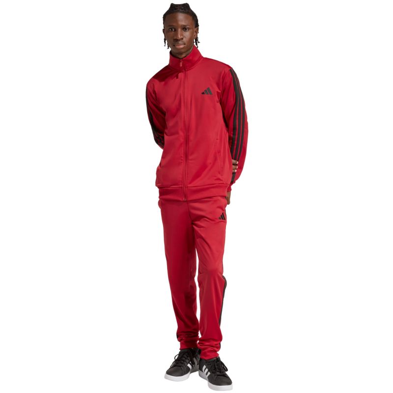 Men's adidas Dayready tracksuit red KC1357 piros szett