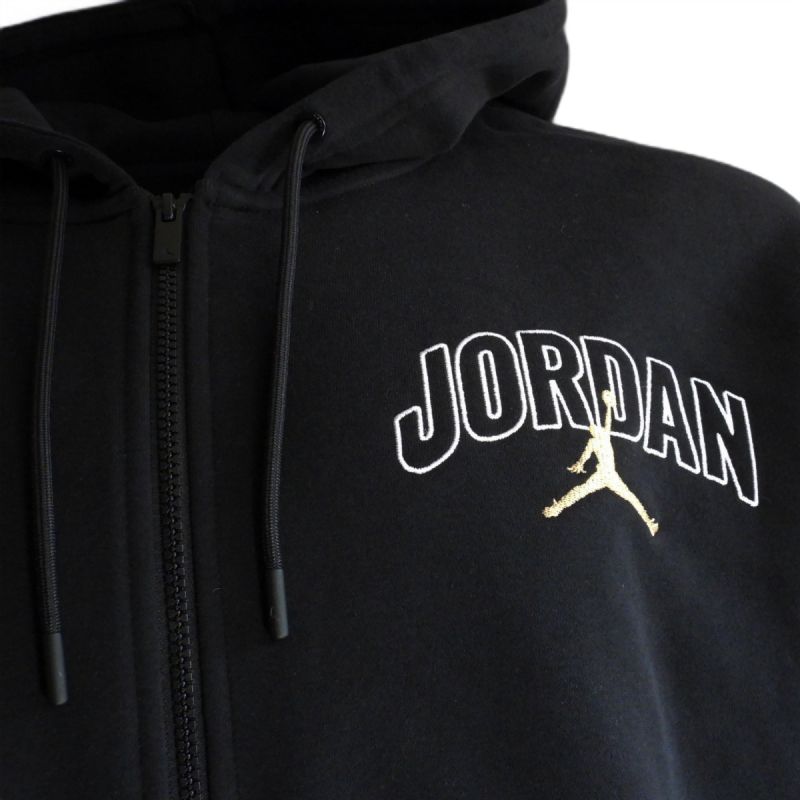 AIR Jordan Brooklyn Fleece Full-Zip Hoodie Black - fekete kapucnis pulóver IB7908-011