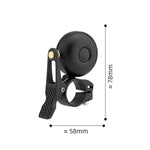 Rockbros black handlebar bicycle bell