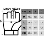 Enero Man'S Power Rl Fit Fitness Gloves fekete kesztyű