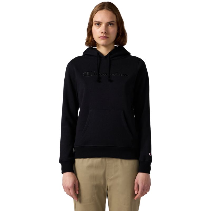 Champion Hooded Sweatshirt Women's Black 118379 KK001 fekete kapucnis pulóver
