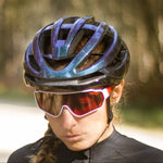 Rockbros HC-58C-L Bike Helmet 58-61 cm - Blue Chameleon niebieski \ 58-61 cm helmets, lights