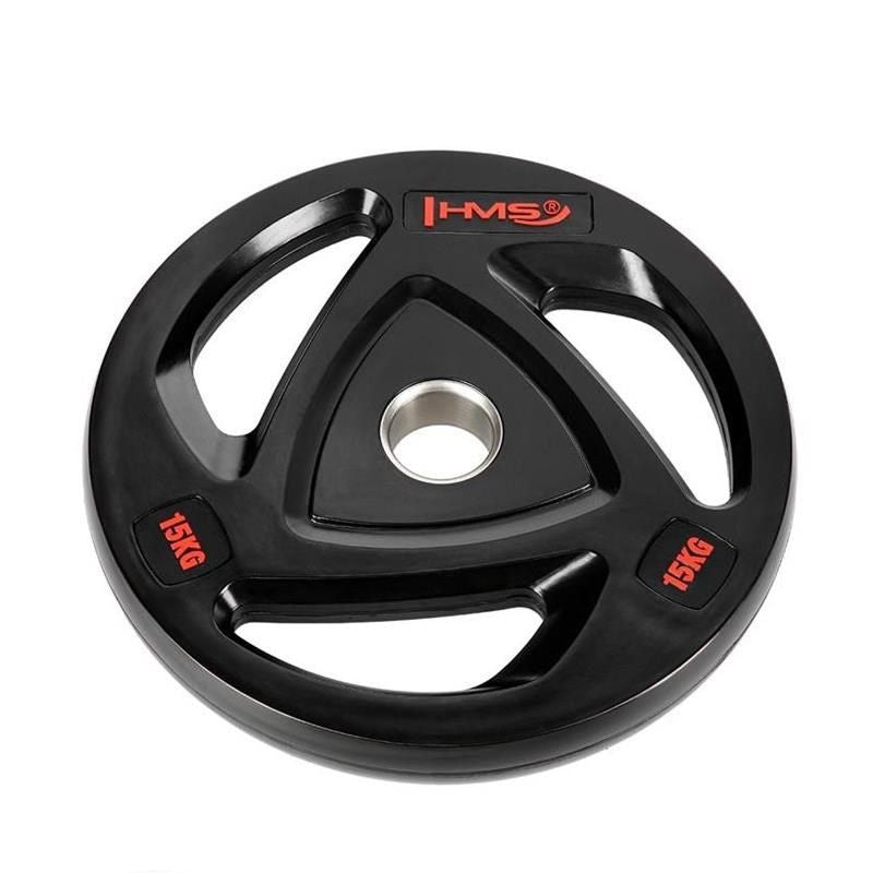 HMS Rubberized Olympic plate 15 kg TOX15 súlyzó 17-61-094