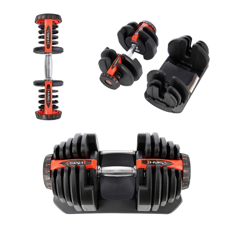 HMS SR80 Adjustable Barbell fekete póló 17-59-151