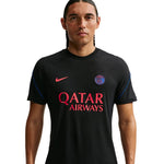 Nike PSG men's T-shirt black fekete póló