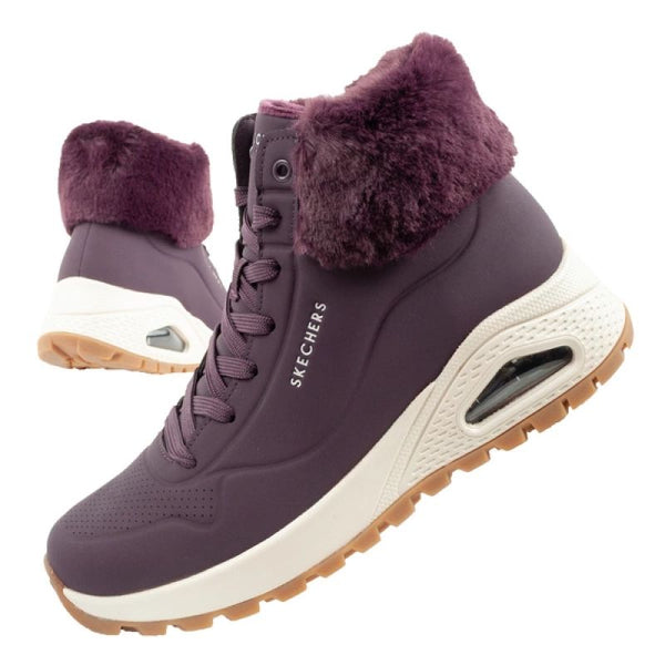 Skechers Uno Rugged Women's Insulated Winter Boots Purple General