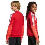 adidas Tiro 26 Competition Training kids' sweatshirt KA7710 piros kapucnis pulóver