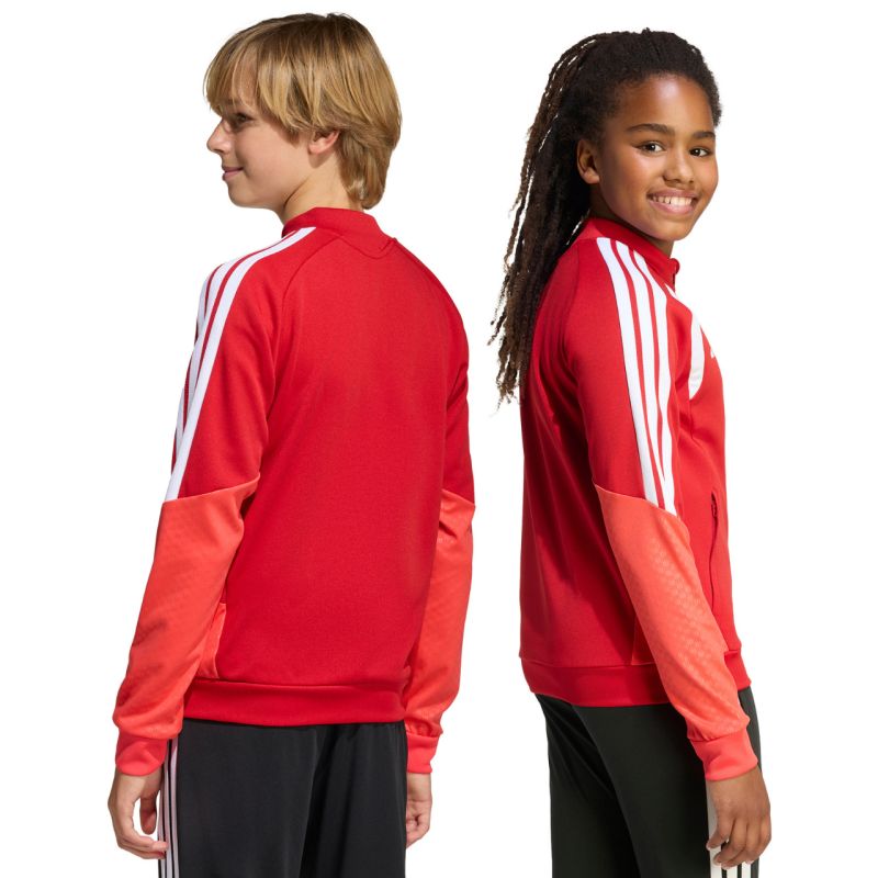 adidas Tiro 26 Competition Training kids' sweatshirt KA7710 piros kapucnis pulóver