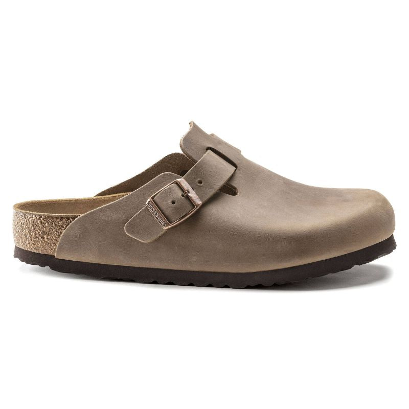 Birkenstock Boston Tabacco Brown Oiled Leather Narrow Flip-Flops for Women/Men (0960813) Egyéb